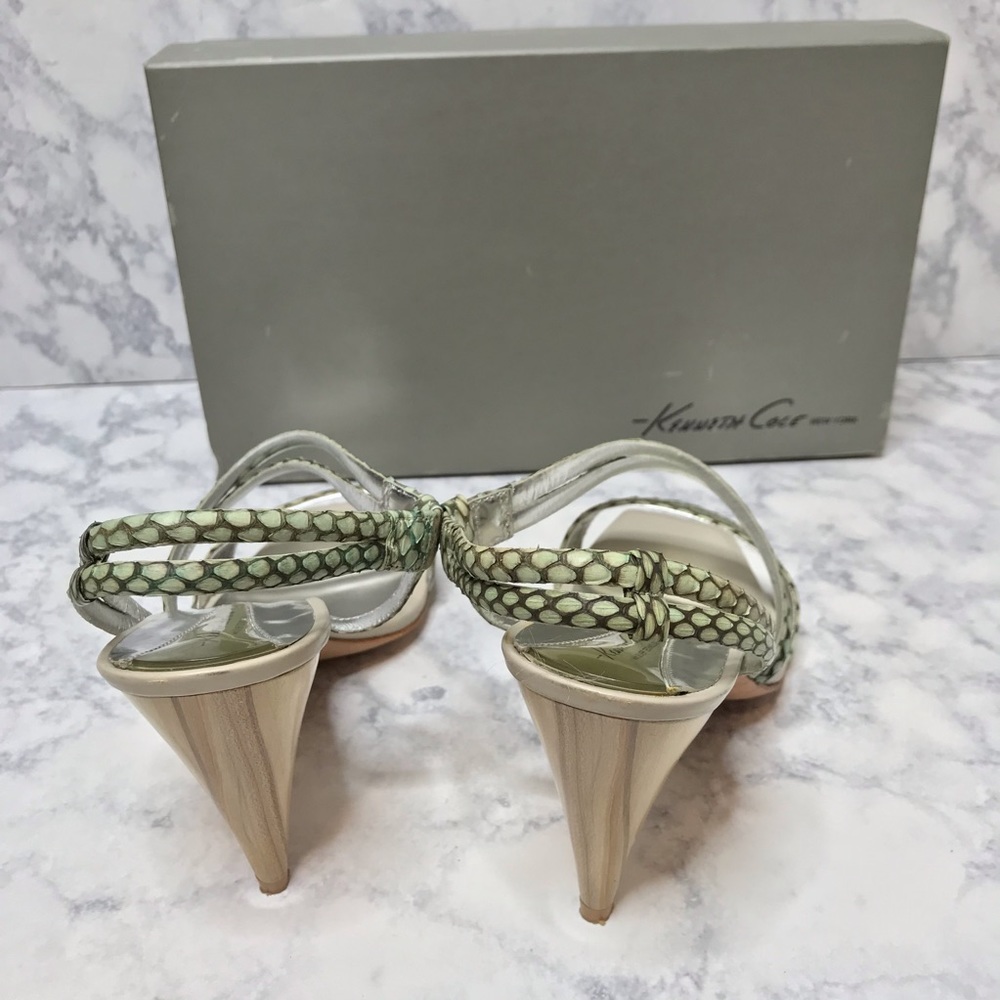 Kenneth Cole Pistachio Square Python Genuine Leat… - image 7